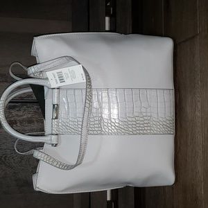 Nine West grey satchel